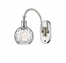 Innovations Lighting 518-1W-PN-G1215-6 - Athens Water Glass - 1 Light - 6 inch - Polished Nickel - Sconce