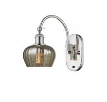 Innovations Lighting 518-1W-PN-G96 - Fenton - 1 Light - 7 inch - Polished Nickel - Sconce