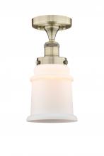 Innovations Lighting 616-1F-AB-G181 - Canton - 1 Light - 6 inch - Antique Brass - Semi-Flush Mount