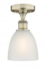 Innovations Lighting 616-1F-AB-G381 - Castile - 1 Light - 6 inch - Antique Brass - Flush Mount