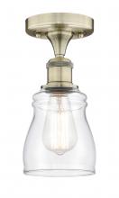 Innovations Lighting 616-1F-AB-G392 - Ellery - 1 Light - 5 inch - Antique Brass - Semi-Flush Mount
