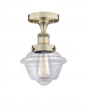 Innovations Lighting 616-1F-AB-G532 - Oxford - 1 Light - 7 inch - Antique Brass - Semi-Flush Mount