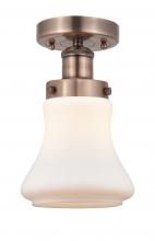 Innovations Lighting 616-1F-AC-G191 - Bellmont - 1 Light - 6 inch - Antique Copper - Semi-Flush Mount