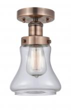 Innovations Lighting 616-1F-AC-G192 - Bellmont - 1 Light - 6 inch - Antique Copper - Semi-Flush Mount