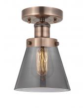 Innovations Lighting 616-1F-AC-G63 - Cone - 1 Light - 6 inch - Antique Copper - Semi-Flush Mount