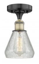 Innovations Lighting 616-1F-BAB-G275 - Conesus - 1 Light - 6 inch - Black Antique Brass - Flush Mount