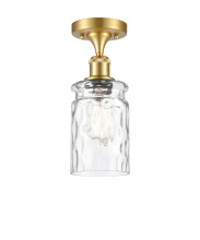 Innovations Lighting 616-1F-SG-G352 - Candor - 1 Light - 5 inch - Satin Gold - Semi-Flush Mount