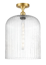 Innovations Lighting 616-1F-SG-G559-12SDY - Bridal Veil - 1 Light - 5 inch - Satin Gold - Semi-Flush Mount
