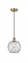 Innovations Lighting 616-1P-AB-G122-8RW - Edison - 1 Light - 8 inch - Antique Brass - Multi Pendant