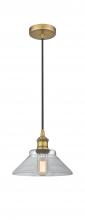 Innovations Lighting 616-1P-BB-G132 - Orwell - 1 Light - 8 inch - Brushed Brass - Cord hung - Mini Pendant