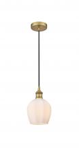 Innovations Lighting 616-1P-BB-G461-6 - Norfolk - 1 Light - 6 inch - Brushed Brass - Cord hung - Mini Pendant