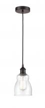 Innovations Lighting 616-1P-OB-G394 - Ellery - 1 Light - 5 inch - Oil Rubbed Bronze - Cord hung - Mini Pendant