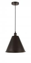 Innovations Lighting 616-1P-OB-MBC-12-OB - Berkshire - 1 Light - 12 inch - Oil Rubbed Bronze - Cord hung - Mini Pendant