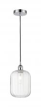 Innovations Lighting 616-1P-PC-G460-7CL - Preston Cylinder - 1 Light - 7 inch - Polished Chrome - Cord hung - Mini Pendant