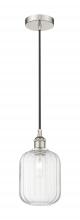 Innovations Lighting 616-1P-PN-G460-7CL - Preston Cylinder - 1 Light - 7 inch - Polished Nickel - Cord hung - Mini Pendant