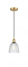 Innovations Lighting 616-1P-SG-G382 - Castile - 1 Light - 6 inch - Satin Gold - Cord hung - Mini Pendant