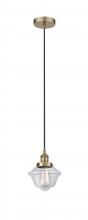 Innovations Lighting 616-1PH-AB-G532 - Oxford - 1 Light - 7 inch - Antique Brass - Cord hung - Mini Pendant
