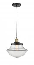 Innovations Lighting 616-1PH-BAB-G542 - Oxford - 1 Light - 12 inch - Black Antique Brass - Multi Pendant