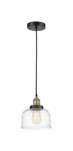 Innovations Lighting 616-1PH-BAB-G713 - Bell - 1 Light - 8 inch - Black Antique Brass - Cord hung - Mini Pendant