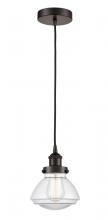 Innovations Lighting 616-1PH-OB-G322 - Olean - 1 Light - 7 inch - Oil Rubbed Bronze - Cord hung - Mini Pendant