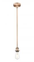 Innovations Lighting 616-1S-AC - Edison - 1 Light - 2 inch - Antique Copper - Cord hung - Mini Pendant