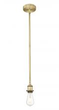 Innovations Lighting 616-1S-BB - Edison - 1 Light - 2 inch - Brushed Brass - Cord hung - Mini Pendant