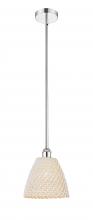 Innovations Lighting 616-1S-PC-NBD-9-NAT - Bristol Natural - 1 Light - 6 inch - Polished Chrome - Mini Pendant
