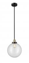 Innovations Lighting 616-1SH-BAB-G202-12 - Beacon - 1 Light - 12 inch - Black Antique Brass - Cord hung - Mini Pendant