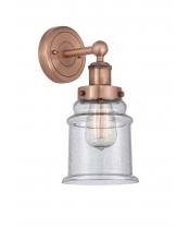 Innovations Lighting 616-1W-AC-G184 - Canton - 1 Light - 6 inch - Antique Copper - Sconce