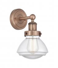 Innovations Lighting 616-1W-AC-G322 - Olean - 1 Light - 7 inch - Antique Copper - Sconce