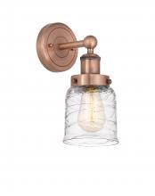 Innovations Lighting 616-1W-AC-G513 - Bell - 1 Light - 5 inch - Antique Copper - Sconce