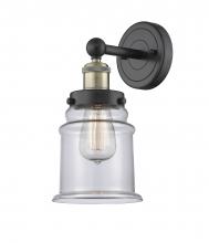 Innovations Lighting 616-1W-BAB-G182 - Canton - 1 Light - 6 inch - Black Antique Brass - Sconce