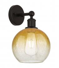 Innovations Lighting 616-1W-OB-G483-8AM - Brookhaven Globe - 1 Light - 8 inch - Oil Rubbed Bronze - Sconce
