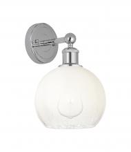 Innovations Lighting 616-1W-PC-G483-8OP - Brookhaven Globe - 1 Light - 8 inch - Polished Chrome - Sconce