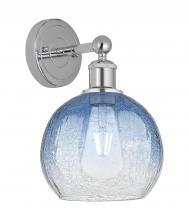 Innovations Lighting 616-1W-PC-G483-8SB - Brookhaven Globe - 1 Light - 8 inch - Polished Chrome - Sconce