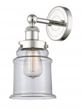 Innovations Lighting 616-1W-PN-G182 - Canton - 1 Light - 6 inch - Polished Nickel - Sconce