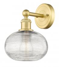 Innovations Lighting 616-1W-SG-G555-8CL - Ithaca - 1 Light - 8 inch - Satin Gold - Sconce