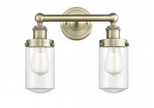 Innovations Lighting 616-2W-AB-G312 - Dover - 2 Light - 14 inch - Antique Brass - Bath Vanity Light