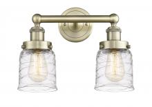 Innovations Lighting 616-2W-AB-G513 - Bell - 2 Light - 14 inch - Antique Brass - Bath Vanity Light