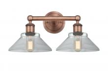 Innovations Lighting 616-2W-AC-G132 - Orwell - 2 Light - 17 inch - Antique Copper - Bath Vanity Light