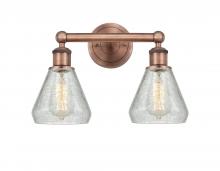 Innovations Lighting 616-2W-AC-G275 - Conesus - 2 Light - 15 inch - Antique Copper - Bath Vanity Light