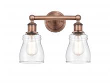 Innovations Lighting 616-2W-AC-G392 - Ellery - 2 Light - 14 inch - Antique Copper - Bath Vanity Light