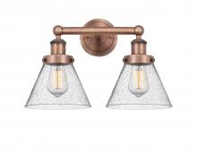 Innovations Lighting 616-2W-AC-G44 - Cone - 2 Light - 17 inch - Antique Copper - Bath Vanity Light