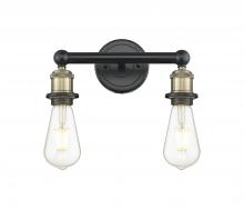 Innovations Lighting 616-2W-BAB - Edison - 2 Light - 11 inch - Black Antique Brass - Bath Vanity Light