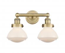 Innovations Lighting 616-2W-BB-G321 - Olean - 2 Light - 16 inch - Brushed Brass - Bath Vanity Light