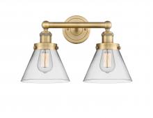 Innovations Lighting 616-2W-BB-G42 - Cone - 2 Light - 17 inch - Brushed Brass - Bath Vanity Light