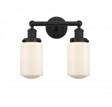 Innovations Lighting 616-2W-BK-G311 - Dover - 2 Light - 14 inch - Matte Black - Bath Vanity Light