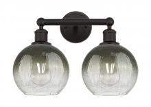 Innovations Lighting 616-2W-OB-G483-8SL - Brookhaven Globe - 2 Light - 17 inch - Oil Rubbed Bronze - Bath Vanity Light