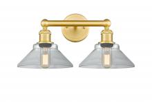 Innovations Lighting 616-2W-SG-G132 - Orwell - 2 Light - 17 inch - Satin Gold - Bath Vanity Light