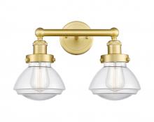 Innovations Lighting 616-2W-SG-G322 - Olean - 2 Light - 16 inch - Satin Gold - Bath Vanity Light